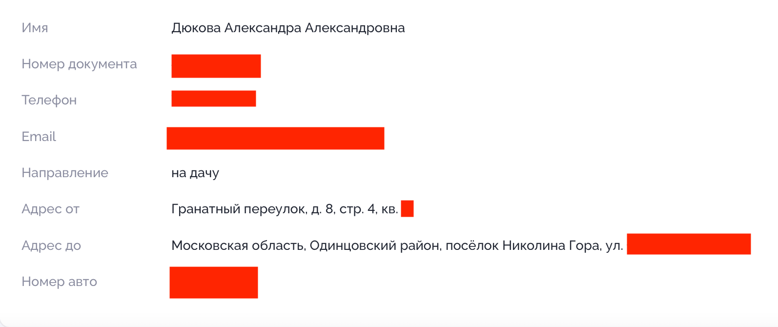 Цифровой пропуск дочери Дюкова