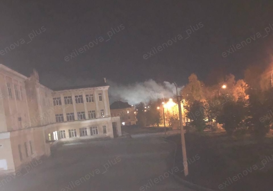 Последствия налета БПЛА на завод «Азот» — филиал АО «ОХК “Уралхим”» — в Березниках в Пермском крае