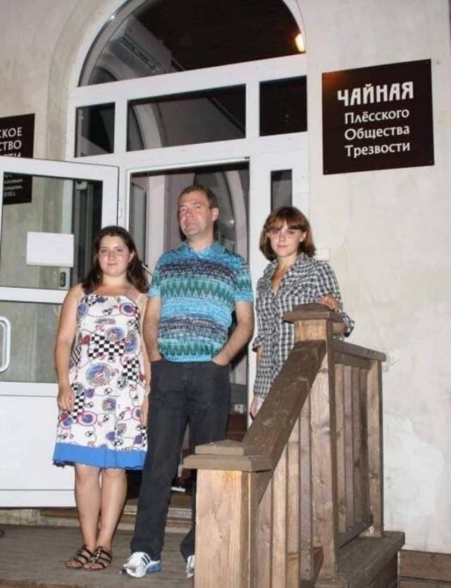 Дмитрий Медведев в Плесе, 2010 год