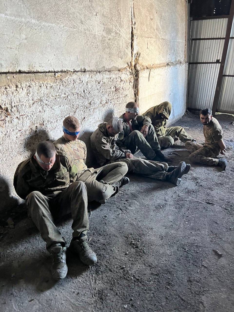 Российские военнопленные в Курской области