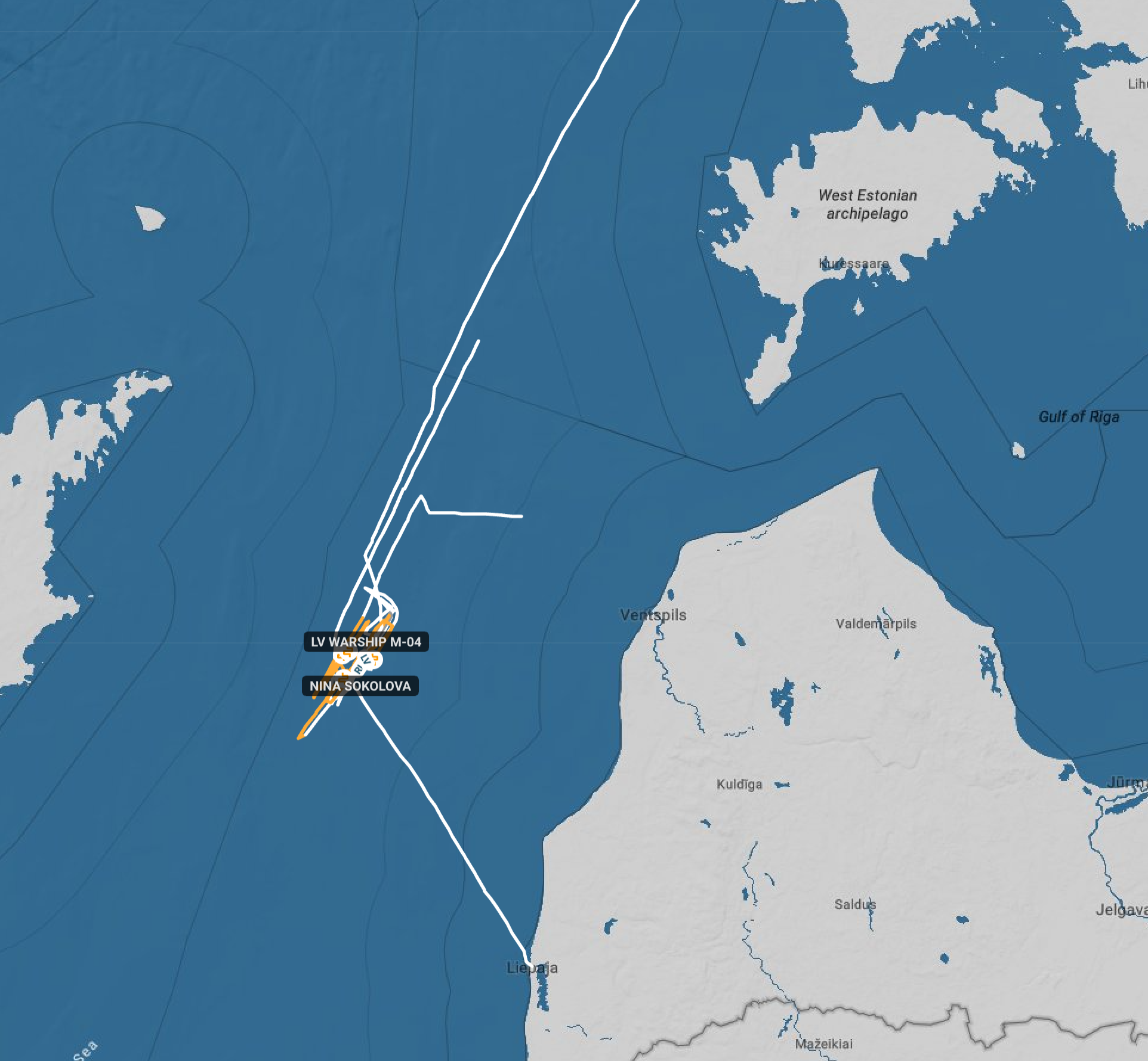 Скриншот: Starboard Maritime Intelligence для The Insider